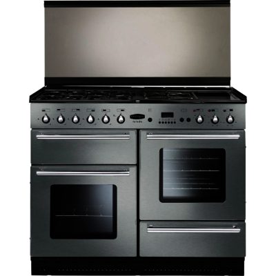 Rangemaster Toledo 110cm Dual Fuel 94570 Lidded Range Cooker in Stainless Steel with FSD Hob Rangemaster Toledo 110cm Dual Fuel 94570 Lidded Range Cooker in Stainless Steel with FSD Hob